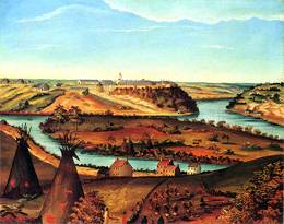 Fort Snelling by Henry Lewis