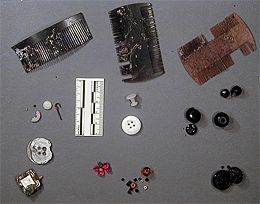 Personal items discovered at Bridgehead