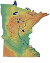Red Wing Locality on Minnesota Map