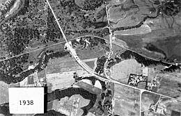 1938 Aerial view of the Bryan Site
