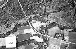 1964 Aerial view of the Bryan Site